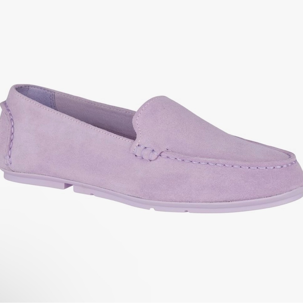 NWOT Sperry® Bay View Slip-On Suede in lilac size 8.5.
